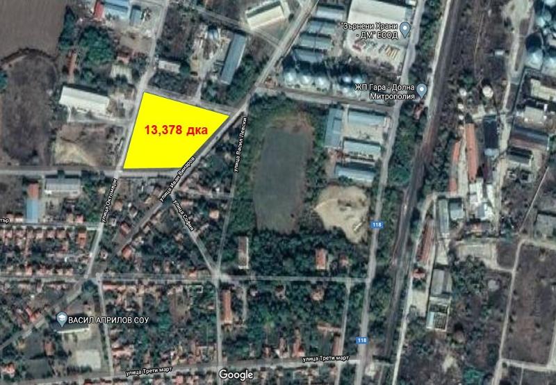 Продава Парцел област Плевен , гр. Долна Митрополия , 13378 кв.м | 16998179 — Imoti.com Продава Парцел област Плевен , гр. Долна Митрополия , 13378 кв.м | 16998179