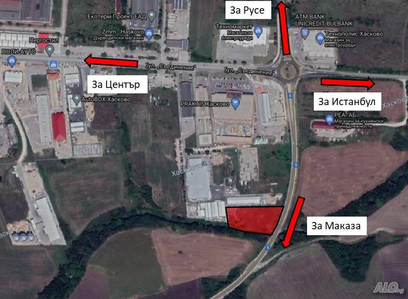 Продава Парцел град Хасково , Промишлена зона - Изток , м. Бюкя- Околовръстен път, 5000 кв.м | 72495836 — Imoti.com Продава Парцел град Хасково , Промишлена зона - Изток , м. Бюкя- Околовръстен път, 5000 кв.м | 72495836