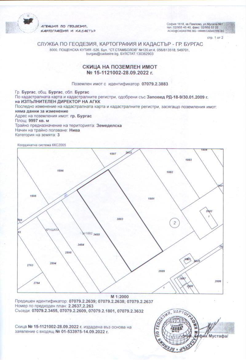 Продава Парцел град Бургас , Изгрев , 10000 кв.м | 25426105 — Imoti.com Продава Парцел град Бургас , Изгрев , 10000 кв.м | 25426105